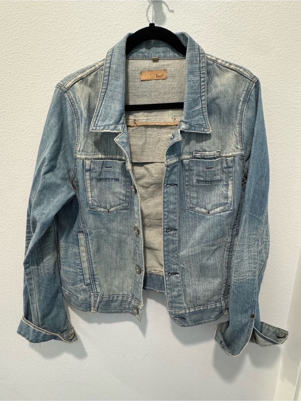 Vintage Y2K Yanuk denim light washed jacket